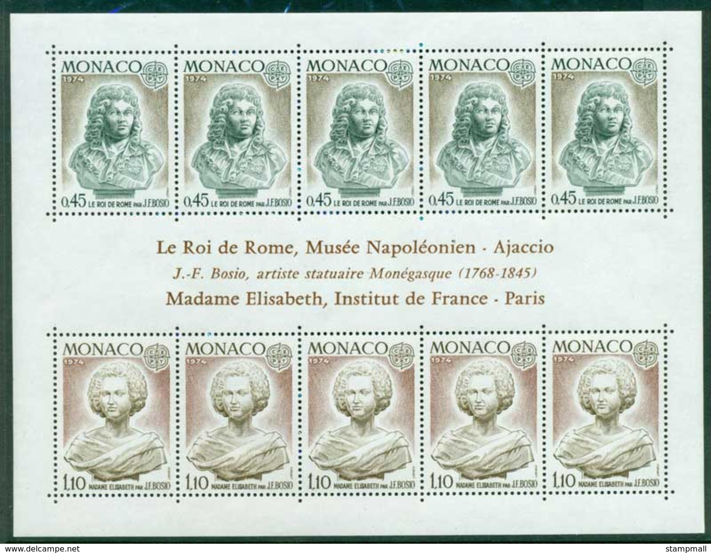 Monaco 1974 Europa MS MUH Lot17410 - Other & Unclassified