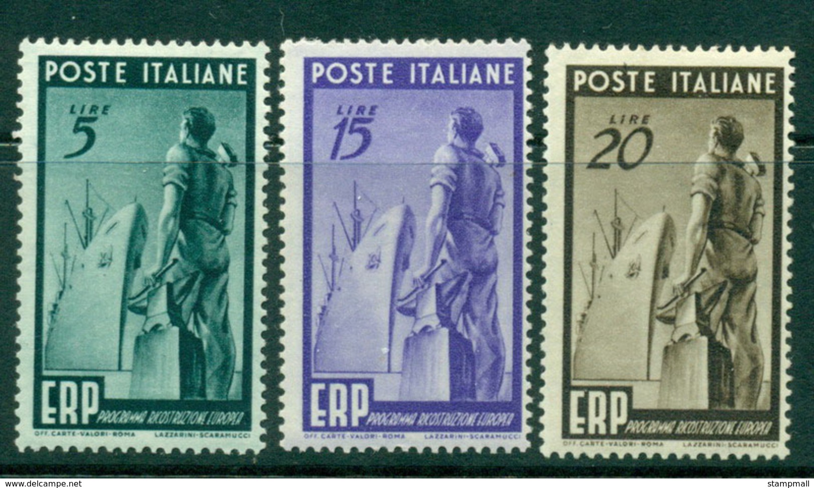 Italy 1949 European Recovery MLH Lot15496 - Other & Unclassified