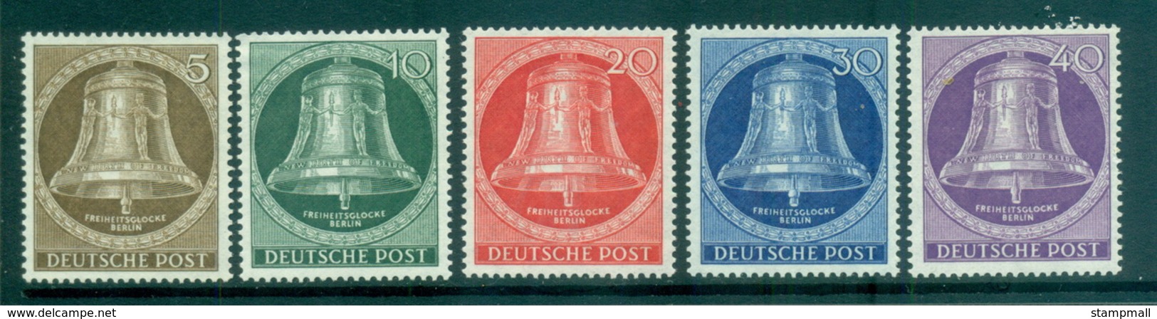 Germany Berlin 1953 Freedom Bell, Clapper Centre MUH Lot70431 - Other & Unclassified