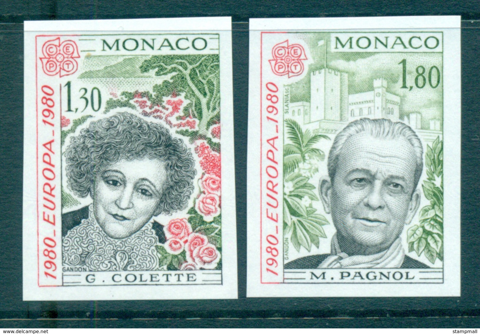 Monaco 1980 Europa, Celebrities IMPERF MUH Lot65767 - Other & Unclassified