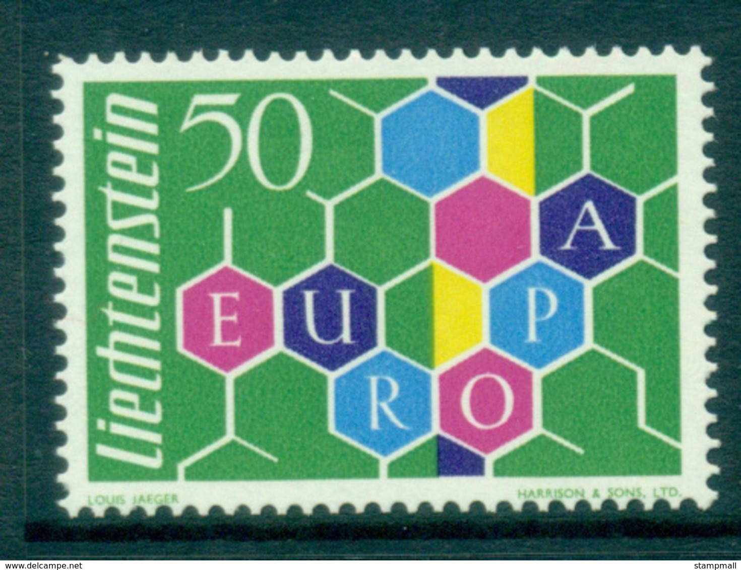 Liechtenstein 1960 Europa, Spoked Wheel MUH Lot65306 - Unused Stamps