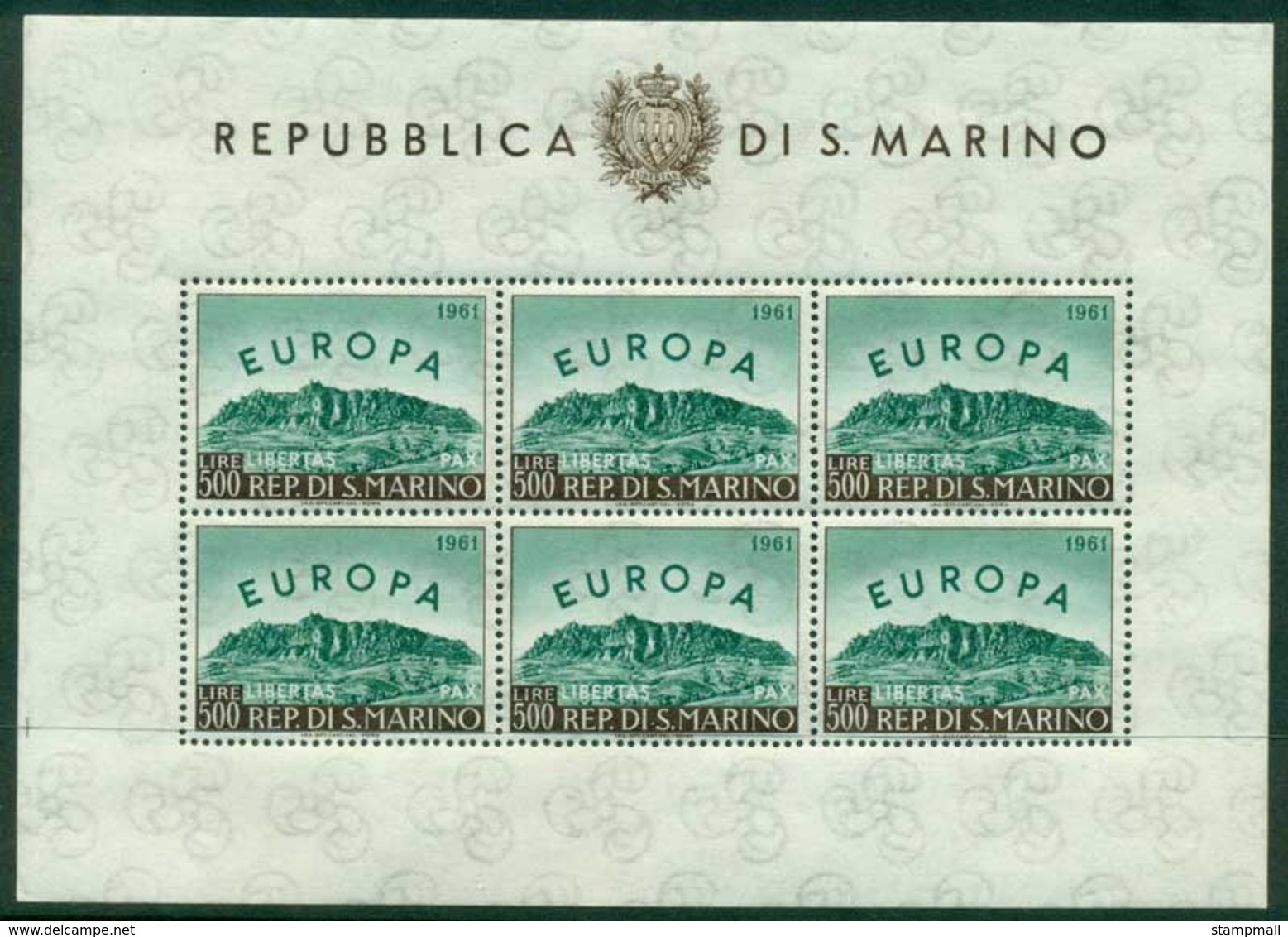 San Marino 1961 Europa MS MUH Lot17438 - Unused Stamps