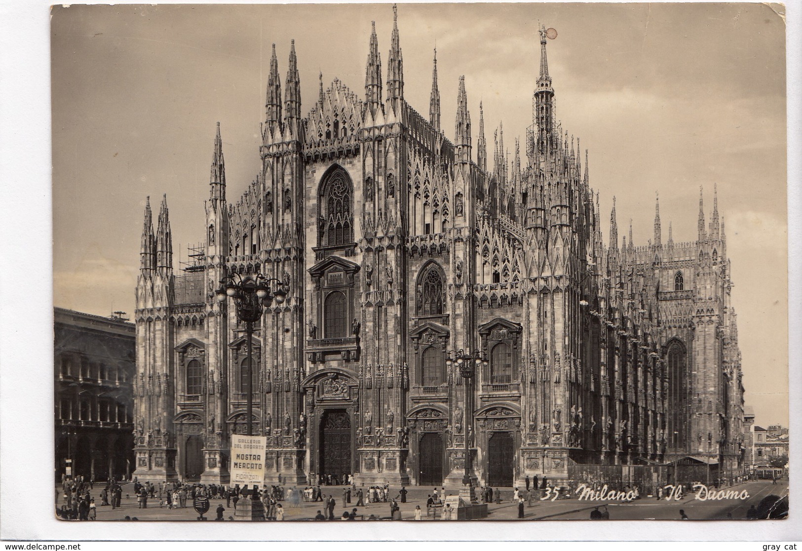 Italy, Italia, Milano, Il Duomo, 1948 Used Real Photo, Vera Fotografia, Postcard [22848] - Milano (Milan)