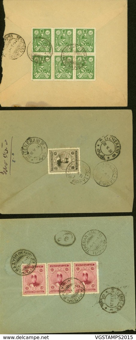 IRAN LOT DE 3 LETTRES (DD) DC-2123 - Iran