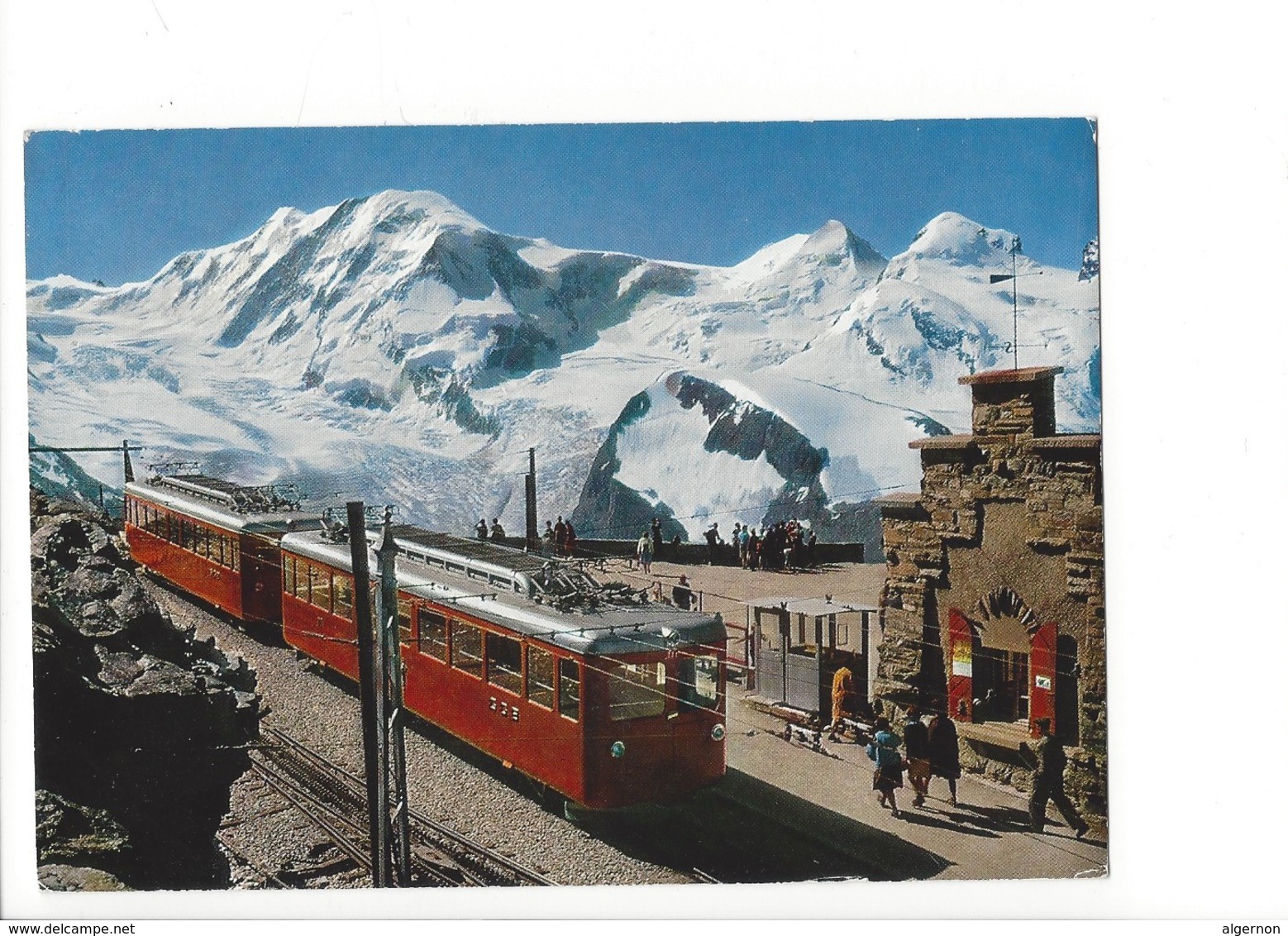 21474 - Zermatt Station Gornergrat Liskamm Castor Pollux Train (format 10 X 15) - Zermatt