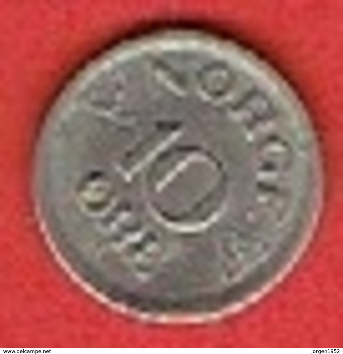 NORWAY # 10 ØRE  FROM 1957 - Norvège