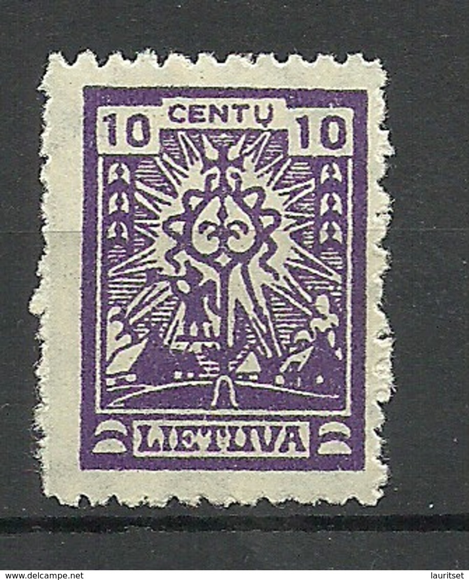LITAUEN Lithuania 1923 Michel 187 * - Lituanie