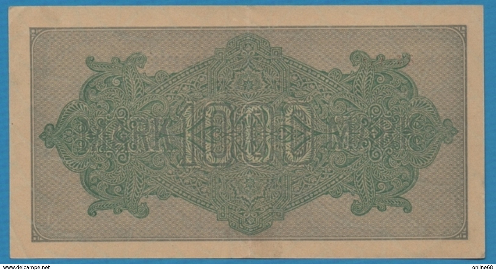 DEUTSCHES REICH 	1000 Mark Code BB 15.09.1922	# W 863381 KM# 76b - 1000 Mark