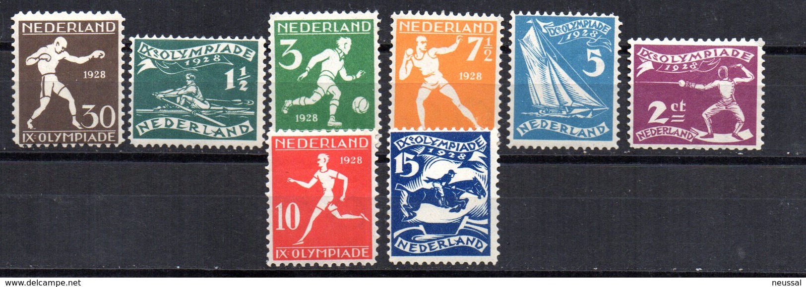 Serie Nº 199/206 Holanda - Unused Stamps