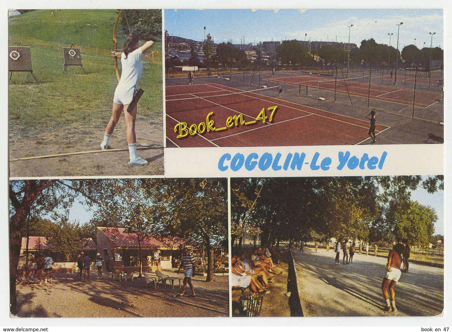 {75820} 83 Var Cogolin Plage , Le Yotel , Multivues ; Carrefour De La Foux , Jeux Animation ; Tennis , Pétanque - Cogolin