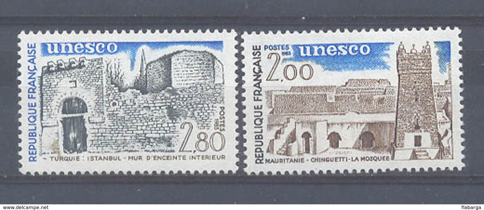 Año 1983 Nº 75/6 UNESCO Patrimonio Universal - Nuevos