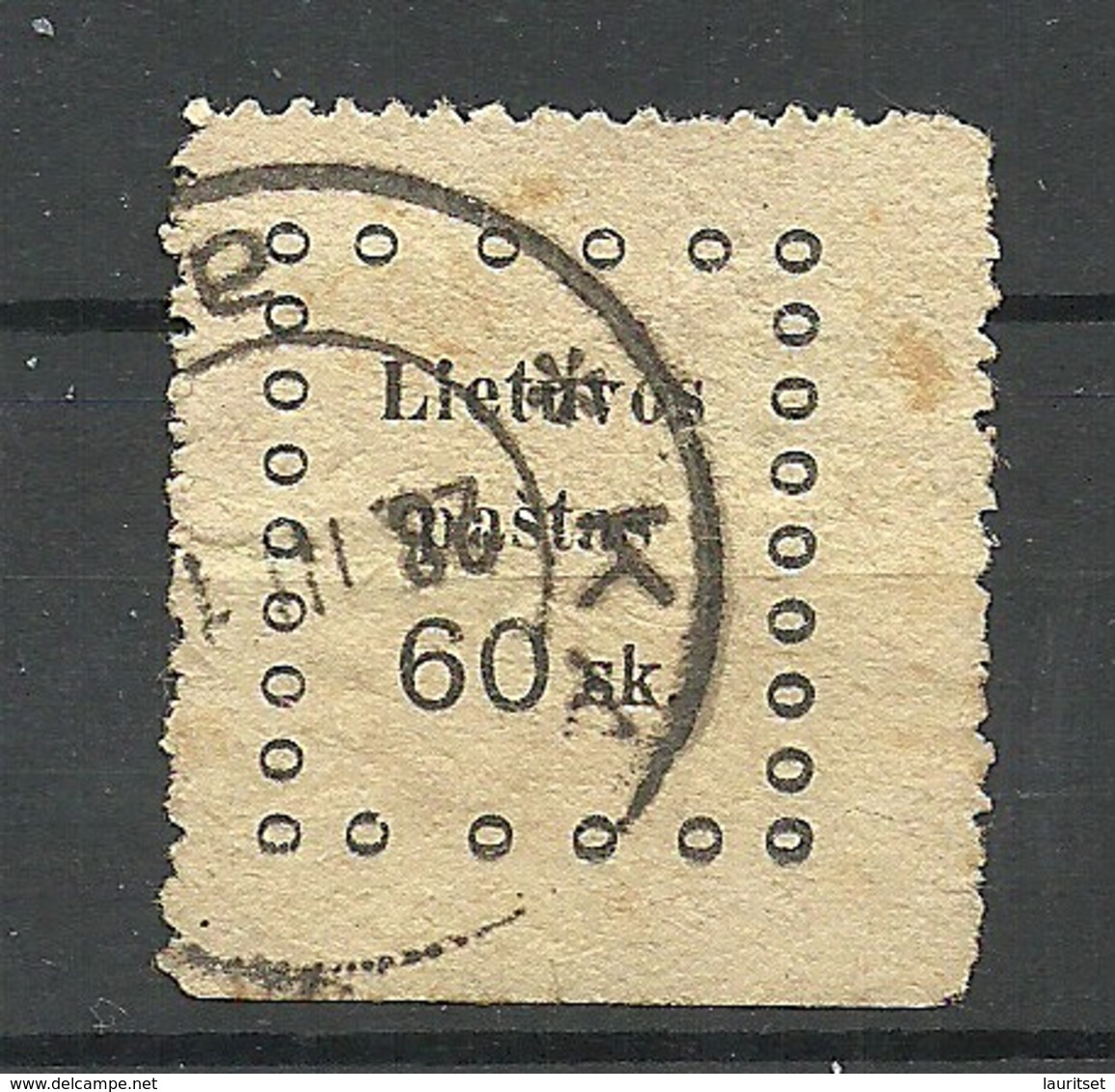 LITAUEN Lithuania 1919 Michel 19 O - Litauen