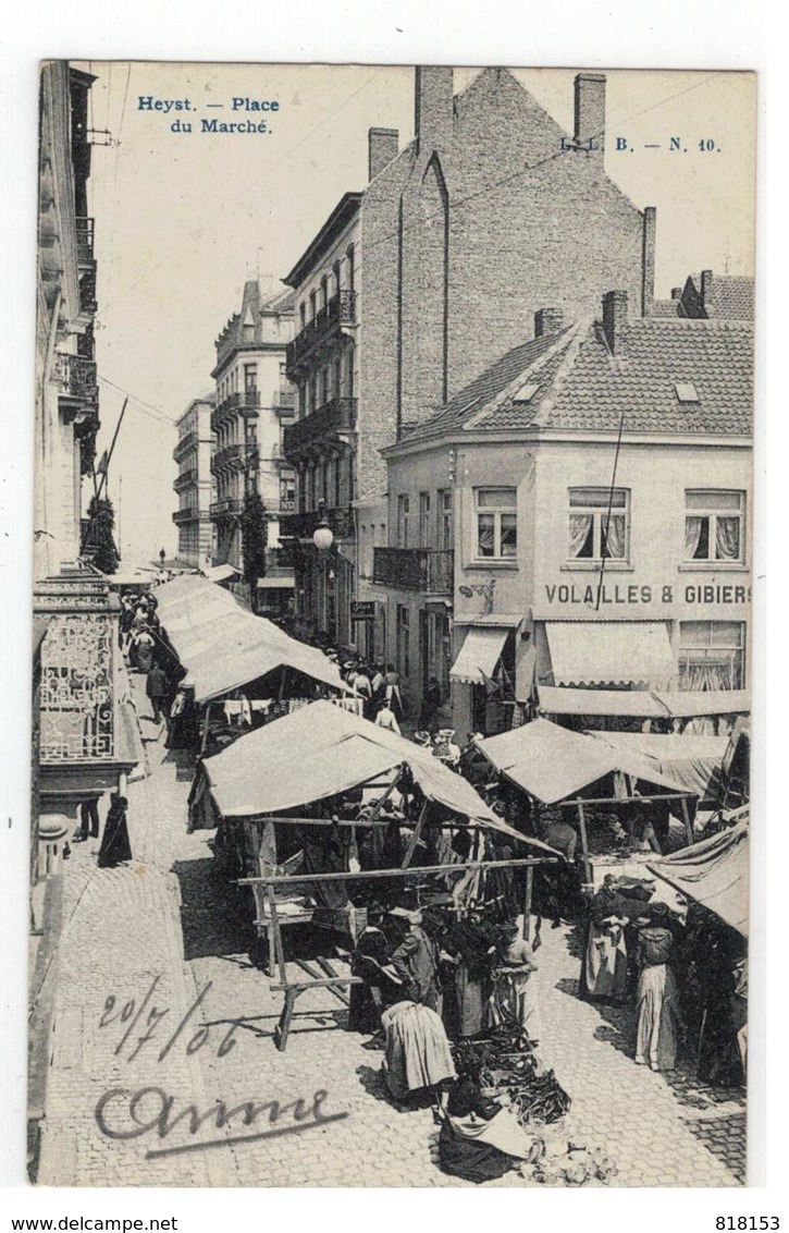 Heyst - Place Du Marché  L.L.B. - N.10 - Heist