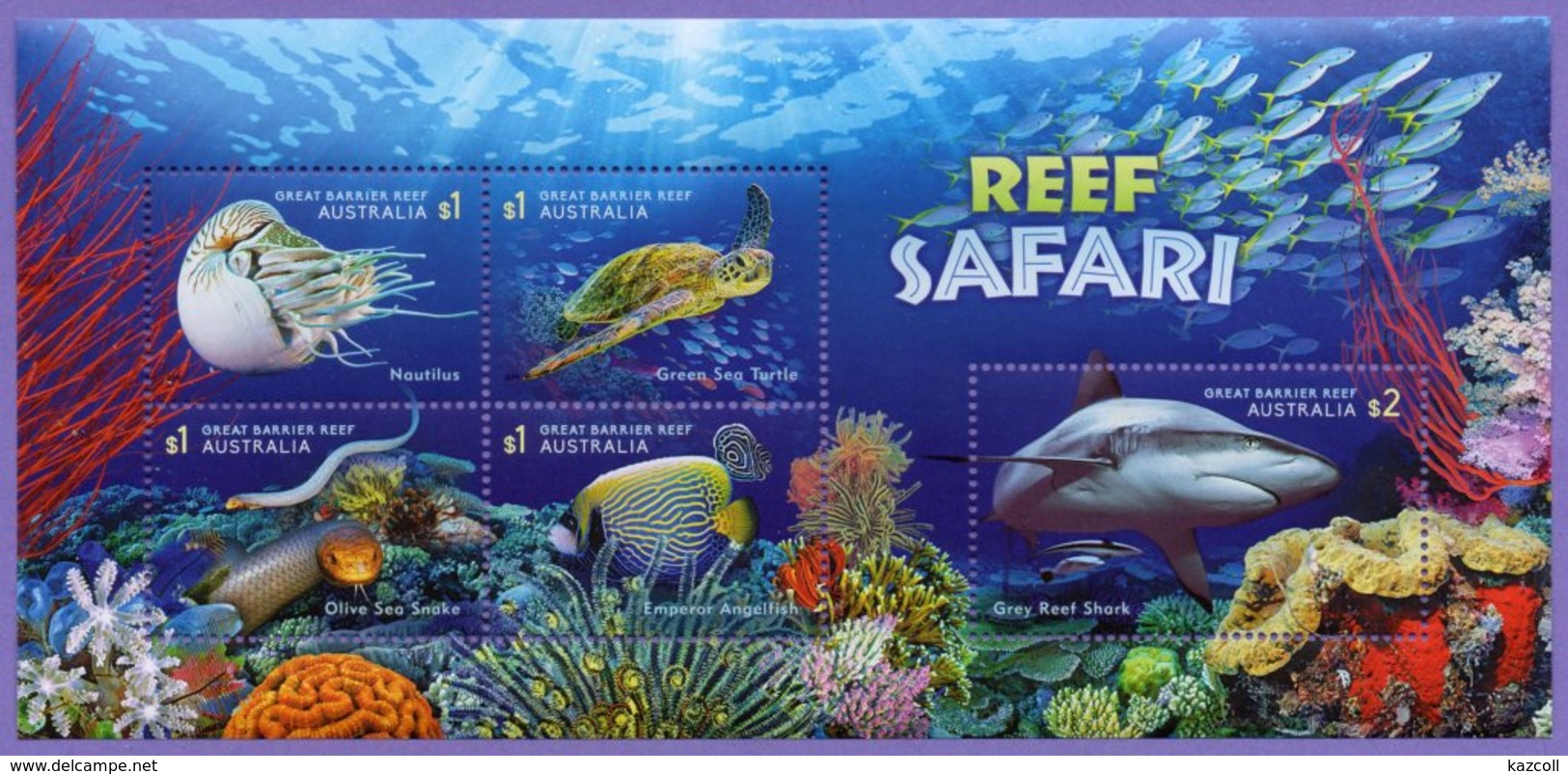 Australia 2018. Reef Safari. Fauna.  MNH - Neufs