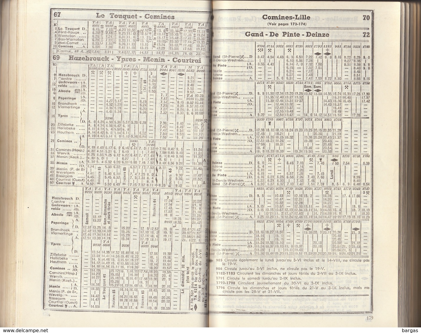 1950 Guide Officiel Des Voyageurs Chemins De Fer Belges Belgique Indicateur Annuaire Train Tram Tramways - Chemin De Fer