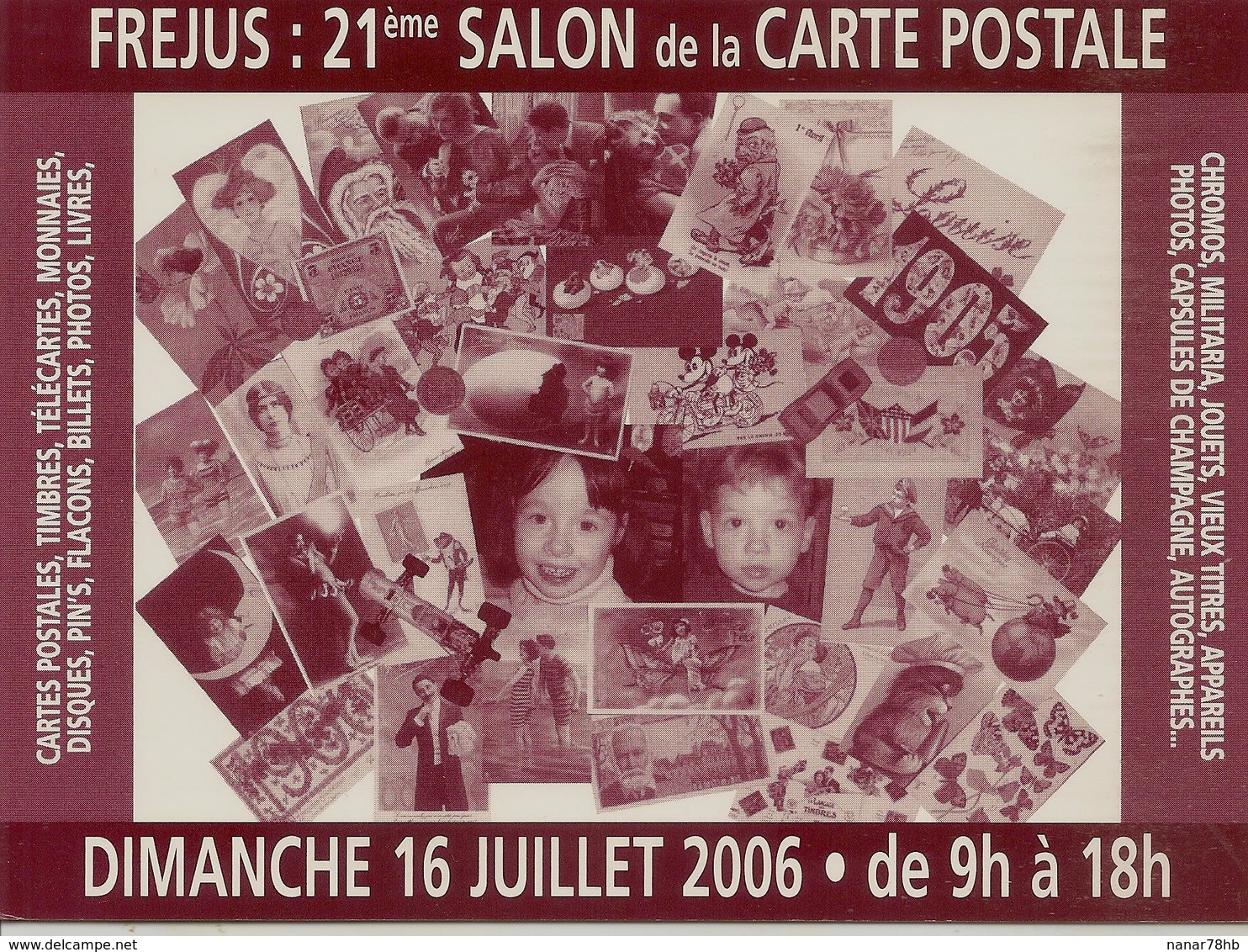 CPM 21ème Salon De La Carte Postale De Fréjus - Bourses & Salons De Collections