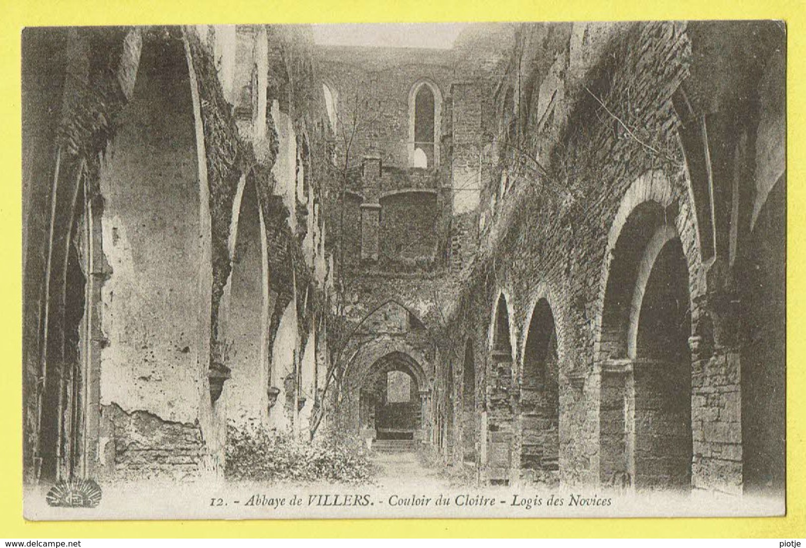 * Villers La Ville (Waals Brabant - Wallonie) * (Henri Georges, Nr 12) Abbaye De Villers, Couloir Du Cloitre, Logis - Villers-la-Ville