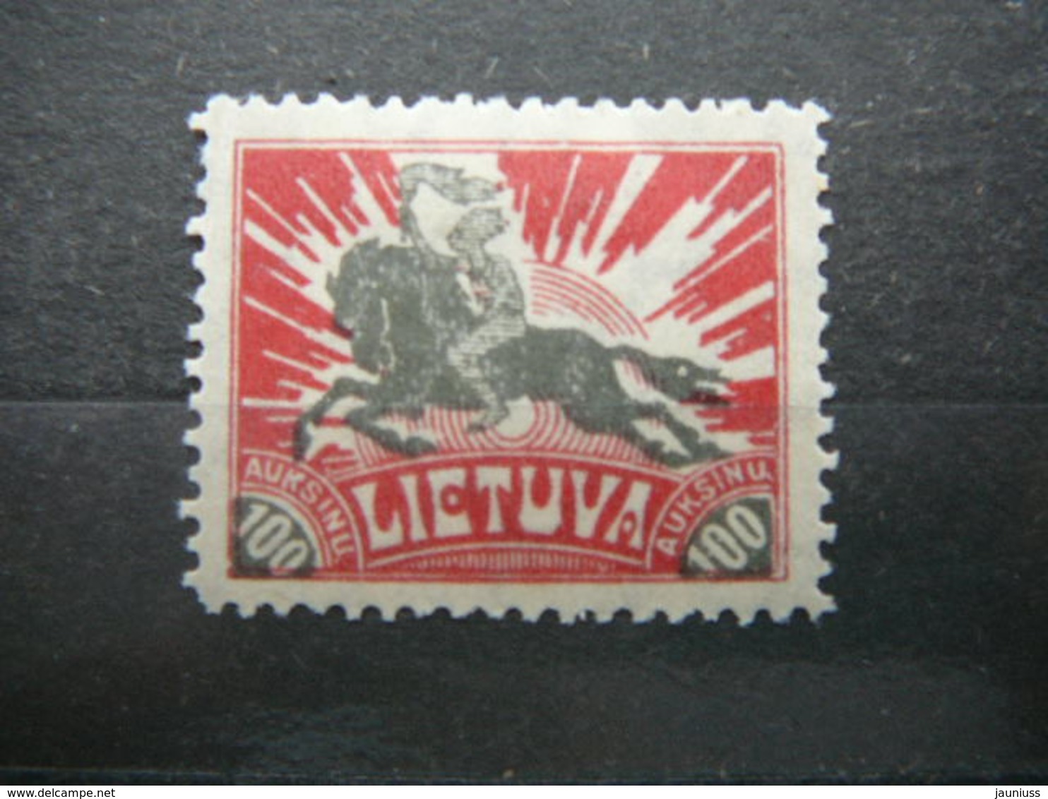 Horses # Lietuva Lithuania Litauen Lituanie Litouwen # 1921 MH # Mi. 101 - Lituanie