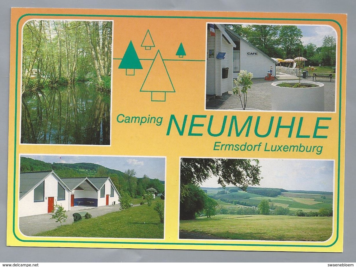 LU.- ERMSDORF LUXEMBURG. Camping NEUMUHLE. - Pubblicitari