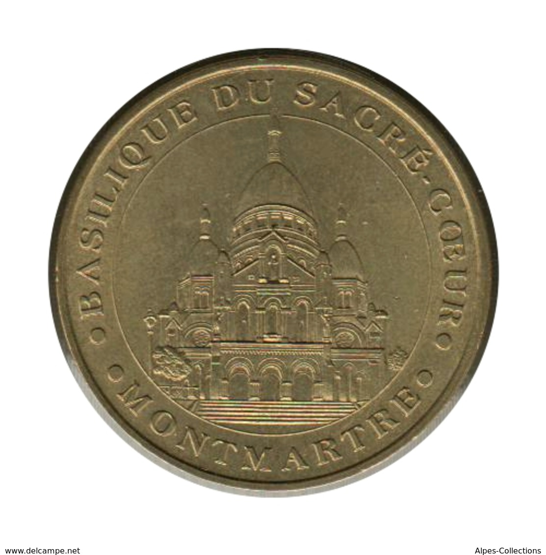75-0282 - JETON TOURISTIQUE MDP - Basilique Du Sacré-Coeur - Dôme Lisse - 2004.1 - 2004