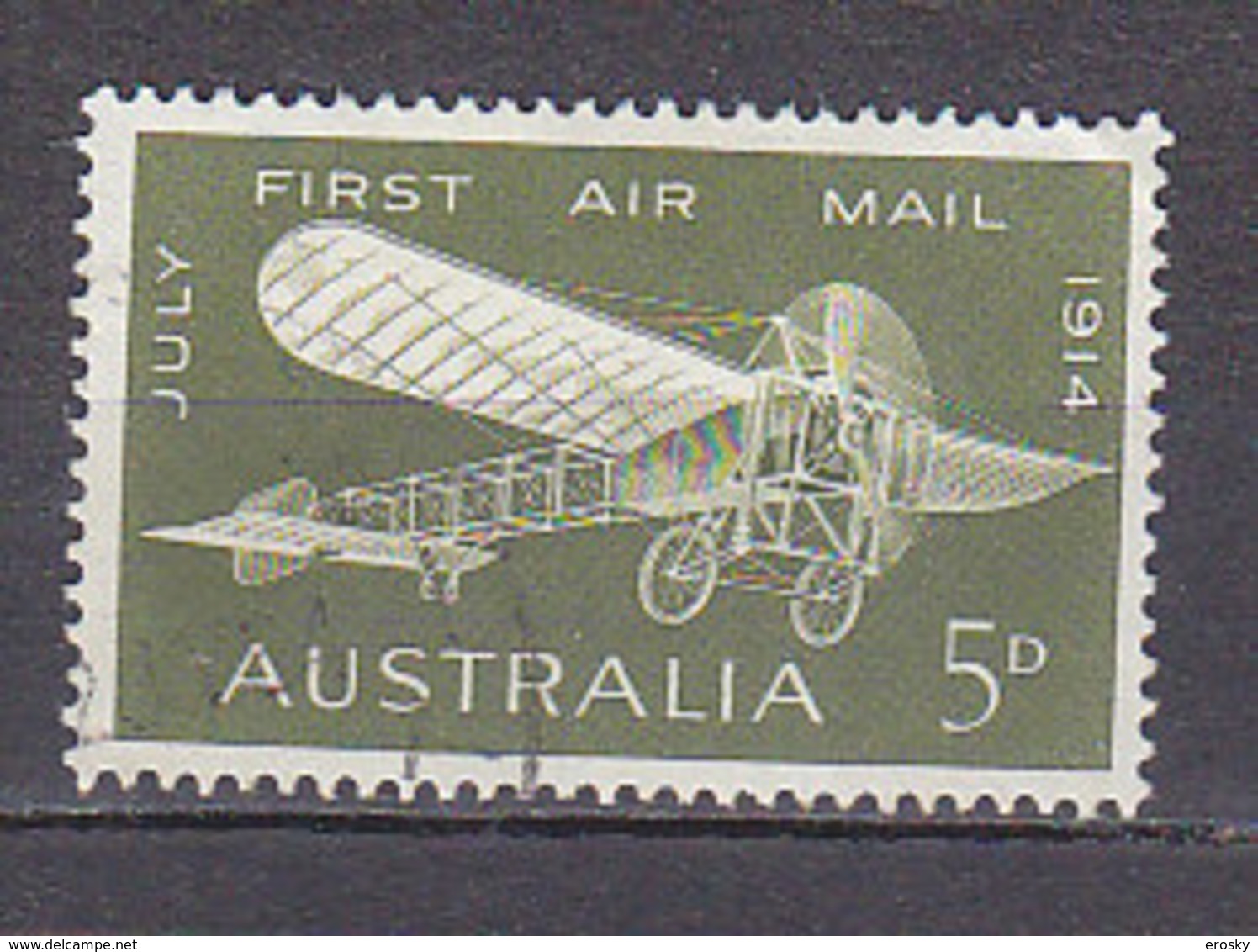 PGL - AUSTRALIE AERIENNE Yv N°12 - Oblitérés