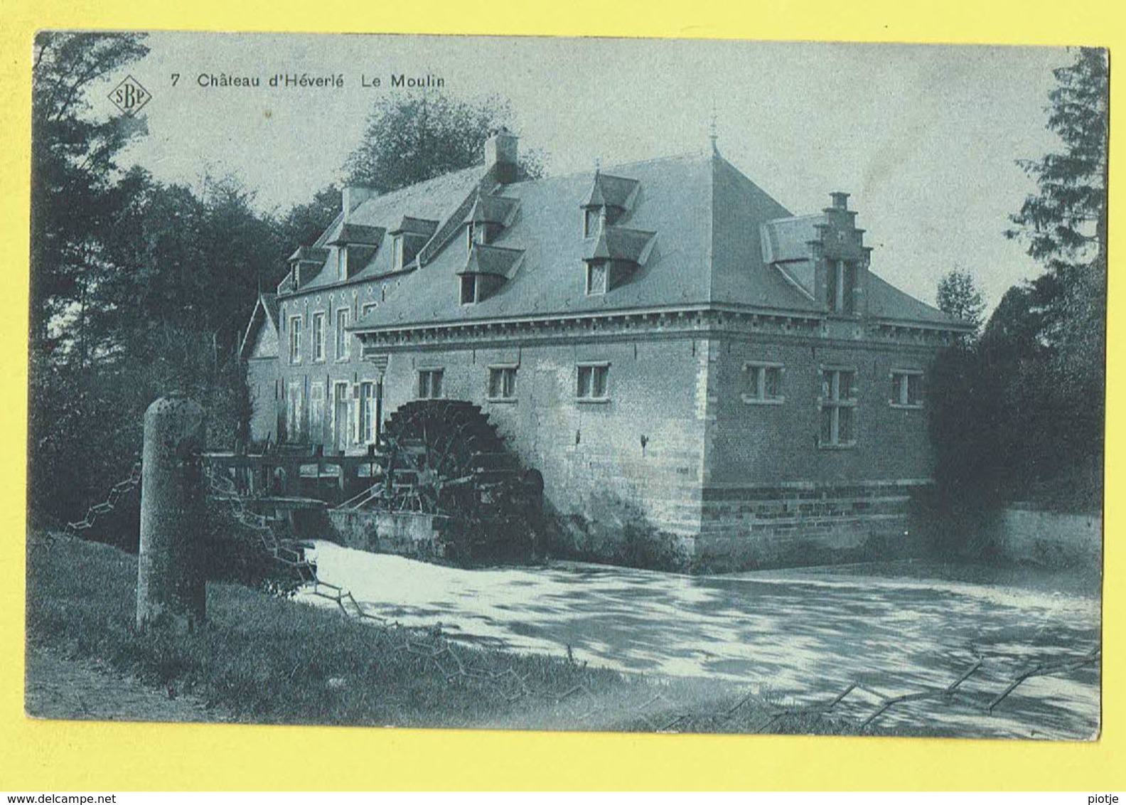 * Héverlé - Heverlee (Leuven - Louvain - Brabant) * (SBP, Nr 7) Chateau D'Héverlé, Le Moulin, Watermolen, Mill, TOP - Leuven