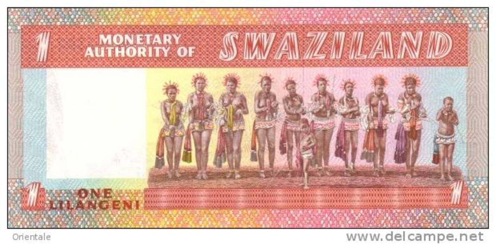 SWAZILAND  P. 1a 1 L 1974 UNC - Swaziland