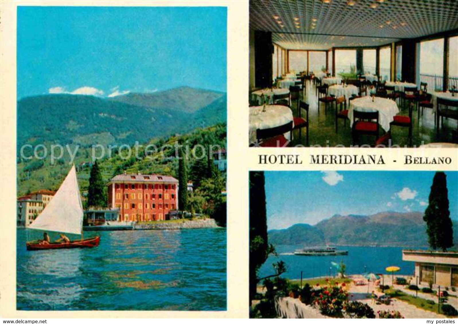 72780987 Bellano Hotel Restaurant Meridiana Am Comer See Lecco - Altri & Non Classificati