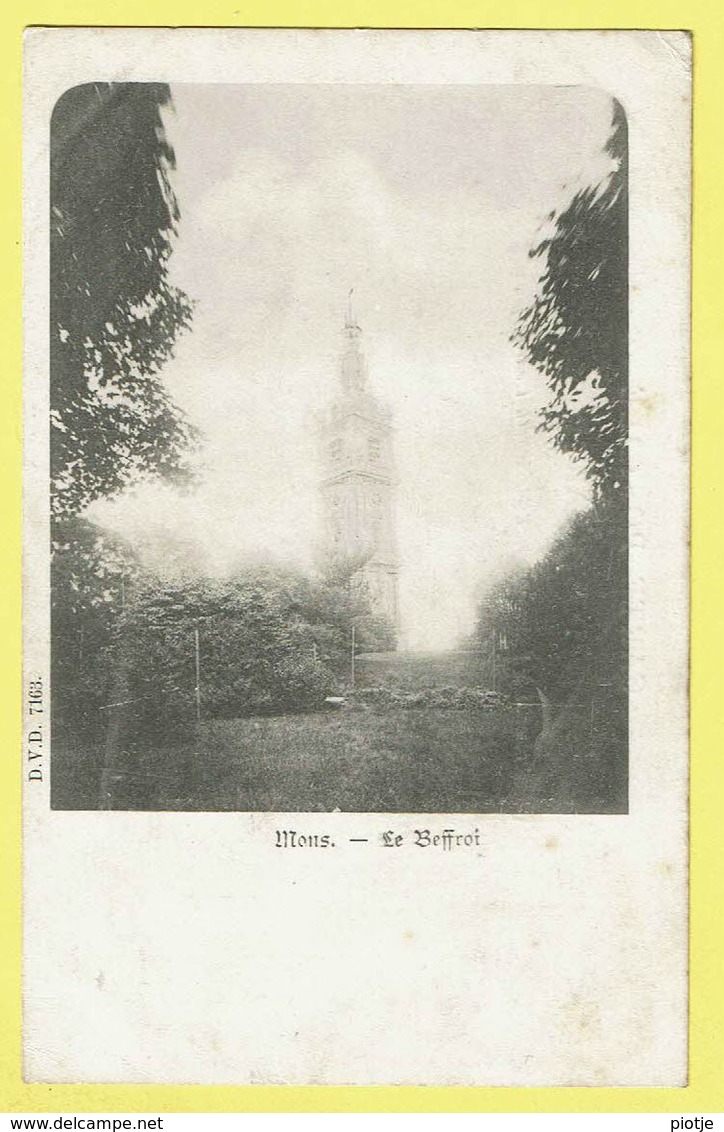 * Mons - Bergen (Hainaut - La Wallonie) * (D.V.D. - DVD 7163) Le Belfroi, Belfort, Very Old, Rare, Vieille Carte 1900 - Mons