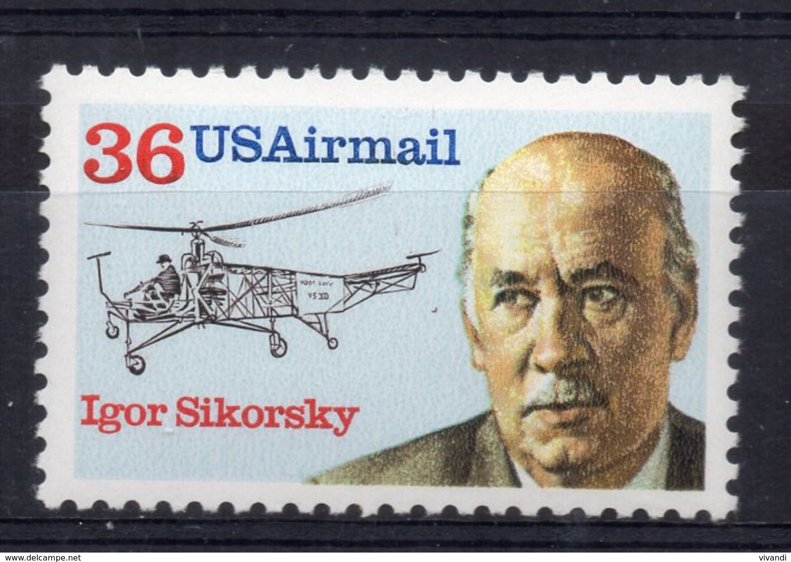 U.S.A - 1988 - Aviation Pioneers Igor Sikorsky  - MNH - Neufs