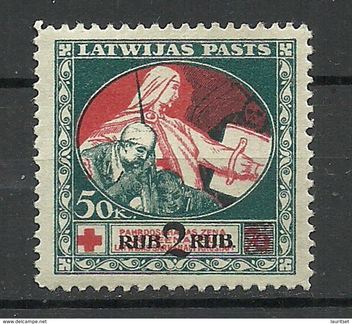 LETTLAND Latvia 1921 Michel 67 * - Lettland