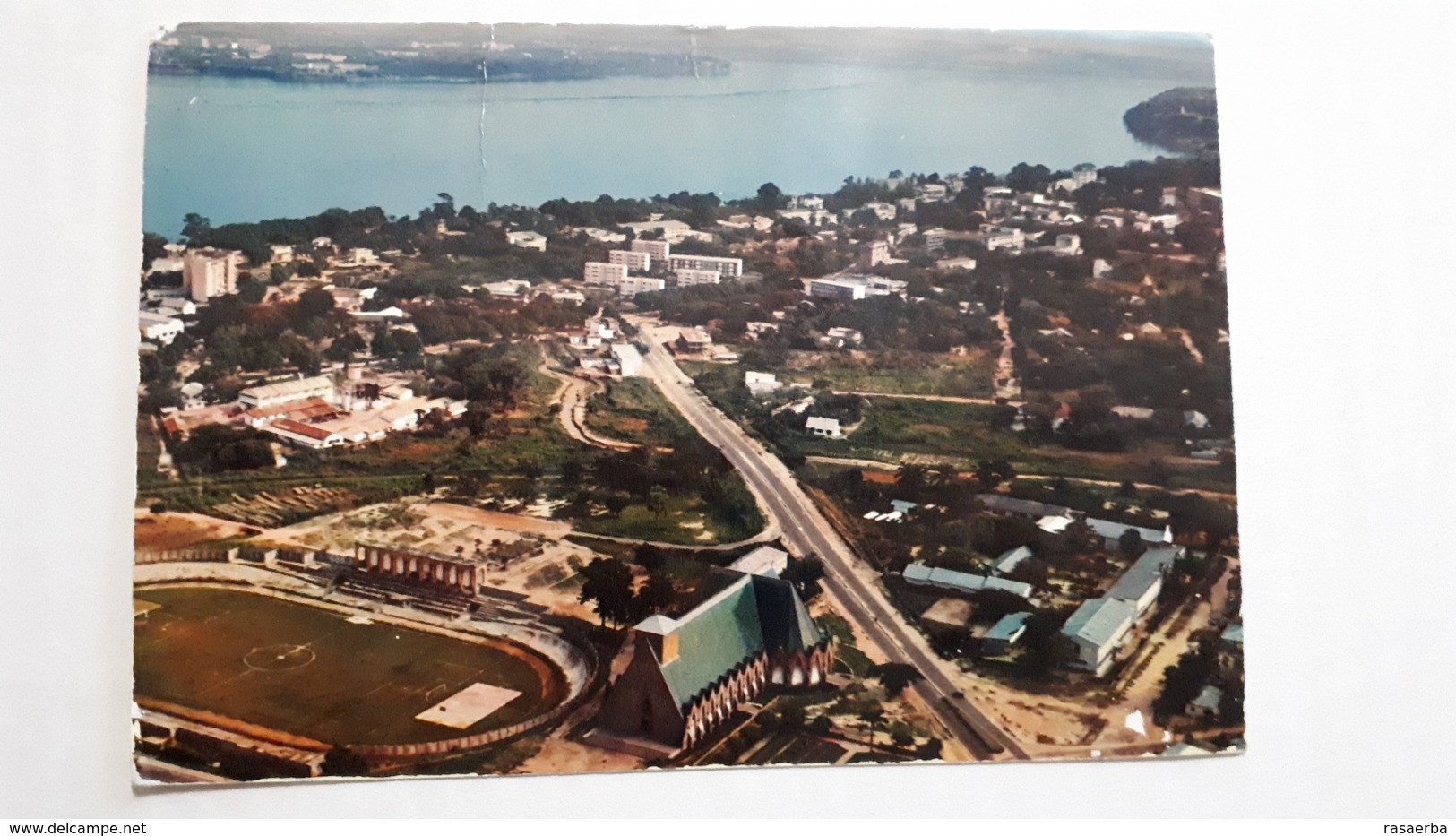 Brazzaville Congo Stadium Postcard Cartolina Stadio Stadion AK Carte Postale CP Stade Estadio - Calcio