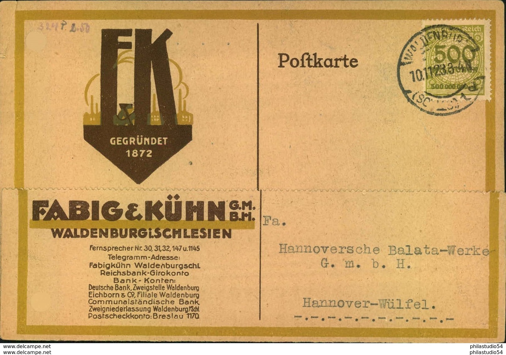 DEUTSCHLAND, 1919/1954, 18 Belege