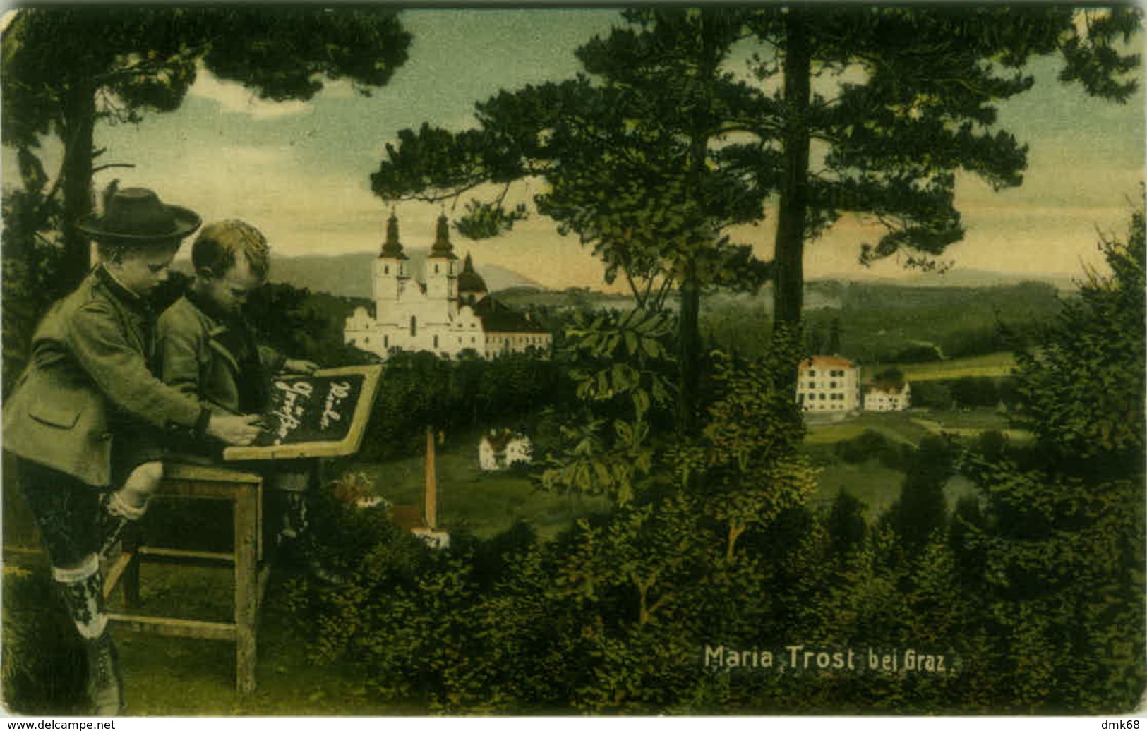 AK AUSTRIA - MARIA TROST BEI GRAZ - EDIT S. FRANK 1907 - MAILED TO LUCIANO MORPURGO ( SPLIT) ( BG2460) - Graz