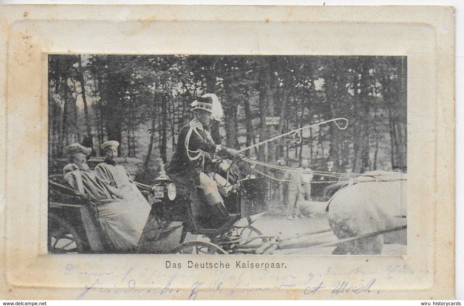 AK 0158  Das Deutsche Kaiserpaar - Verlag Klement Um 1901 - Politische Und Militärische Männer