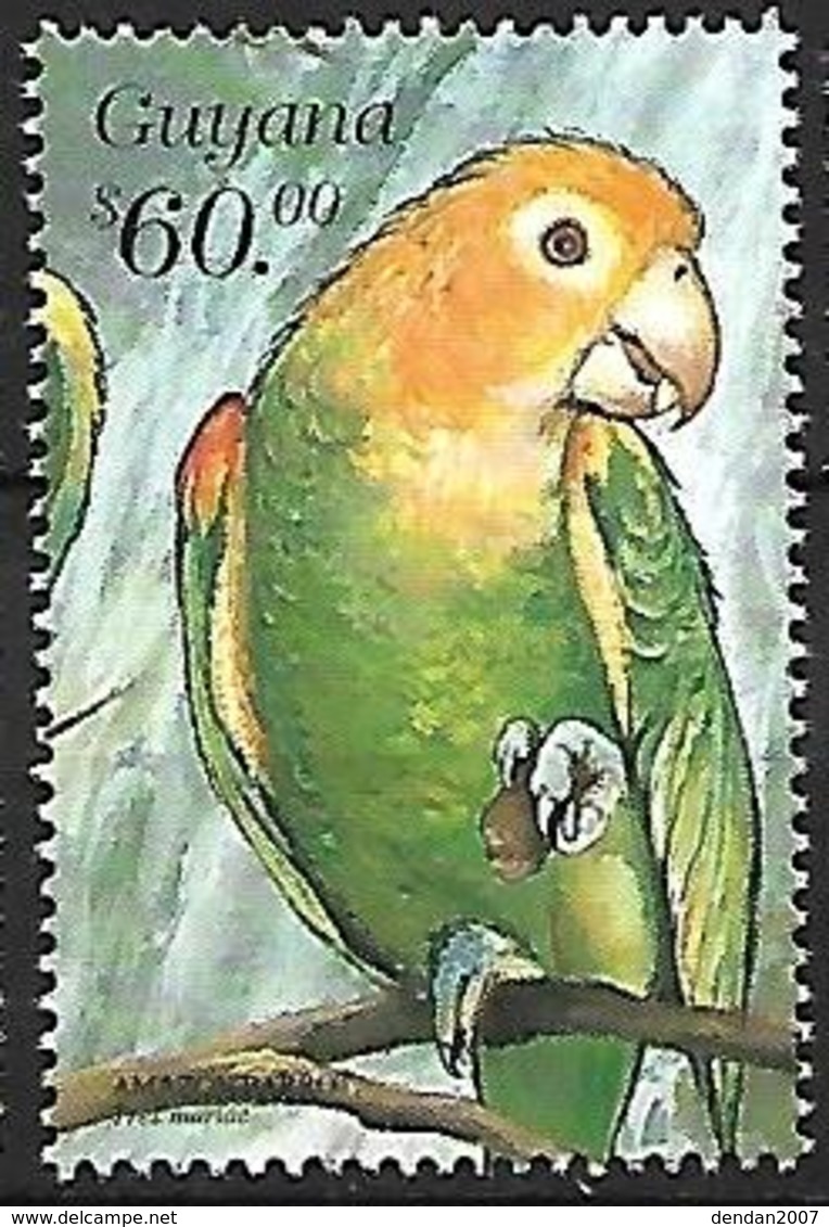 Guyana -1999 - MNH - Parrots Of Central America -  Tres Marias Amazon    (Amazona Tresmariae) - Papegaaien, Parkieten