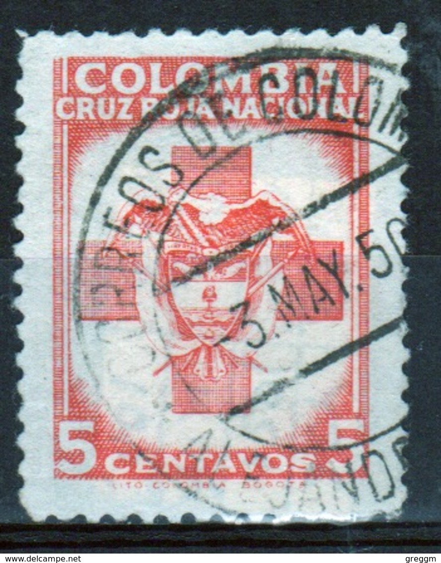 Red Cross Columbia 1951 Stamp Celebrating The Red Cross Fund. - Rotes Kreuz