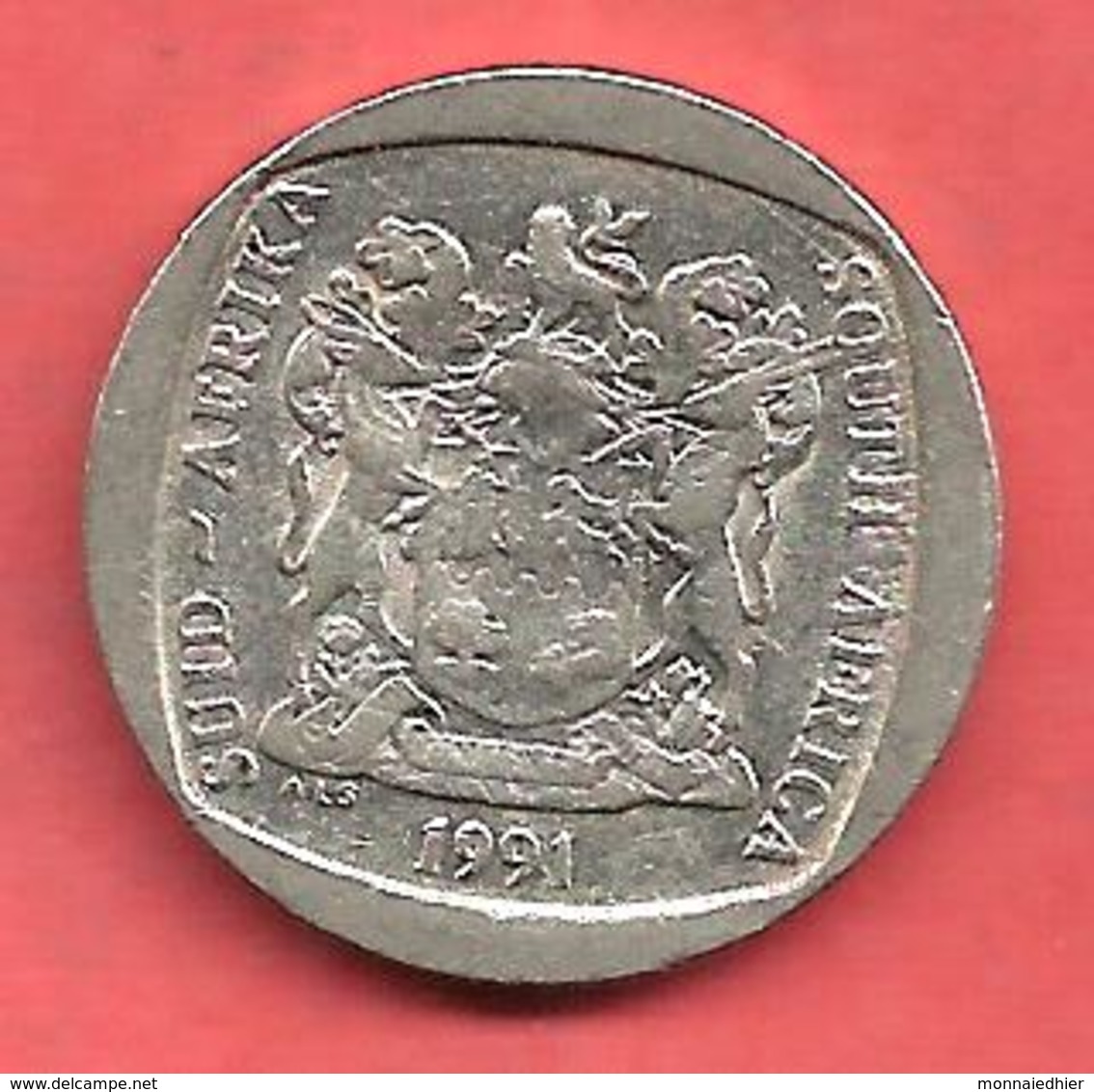 2 Rands , AFRIQUE DU SUD , 1991 , Nickel , N° KM # 139 - Afrique Du Sud