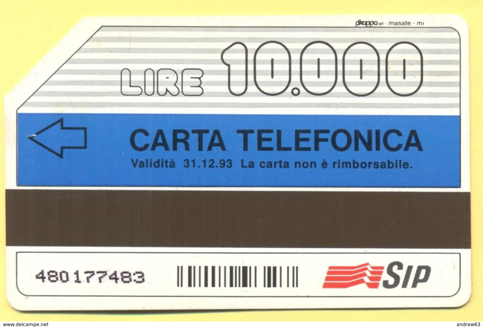 Scheda Telefonica - ITALIA - ITALY - ITALIE - 31.12.93 - Scopri La Carta Infinita, Carta Di Credito Telefonica - SIP 100 - Pubbliche Ordinarie