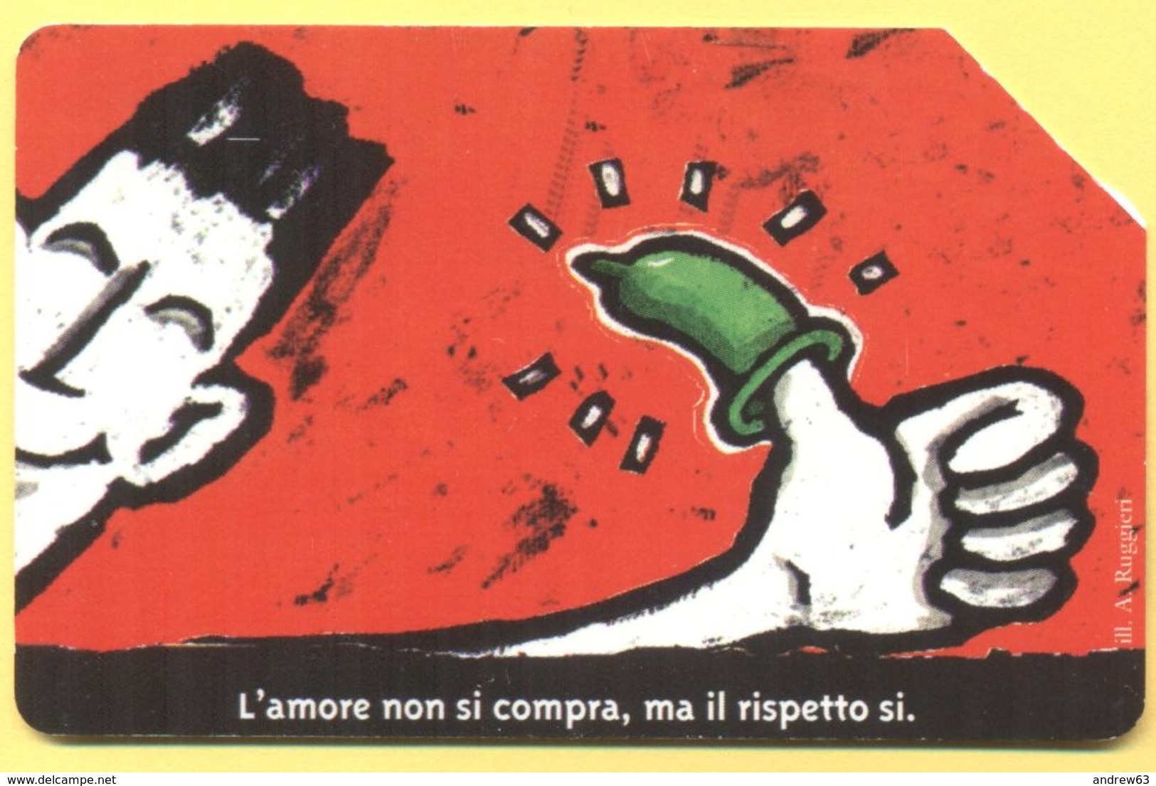 Scheda Telefonica - ITALIA - ITALY - ITALIE - 30.06.98 - ANLAIDS - L'amore Non Si Compra Ma Il Rispetto Si - SIP 5000 - Pubbliche Speciali O Commemorative