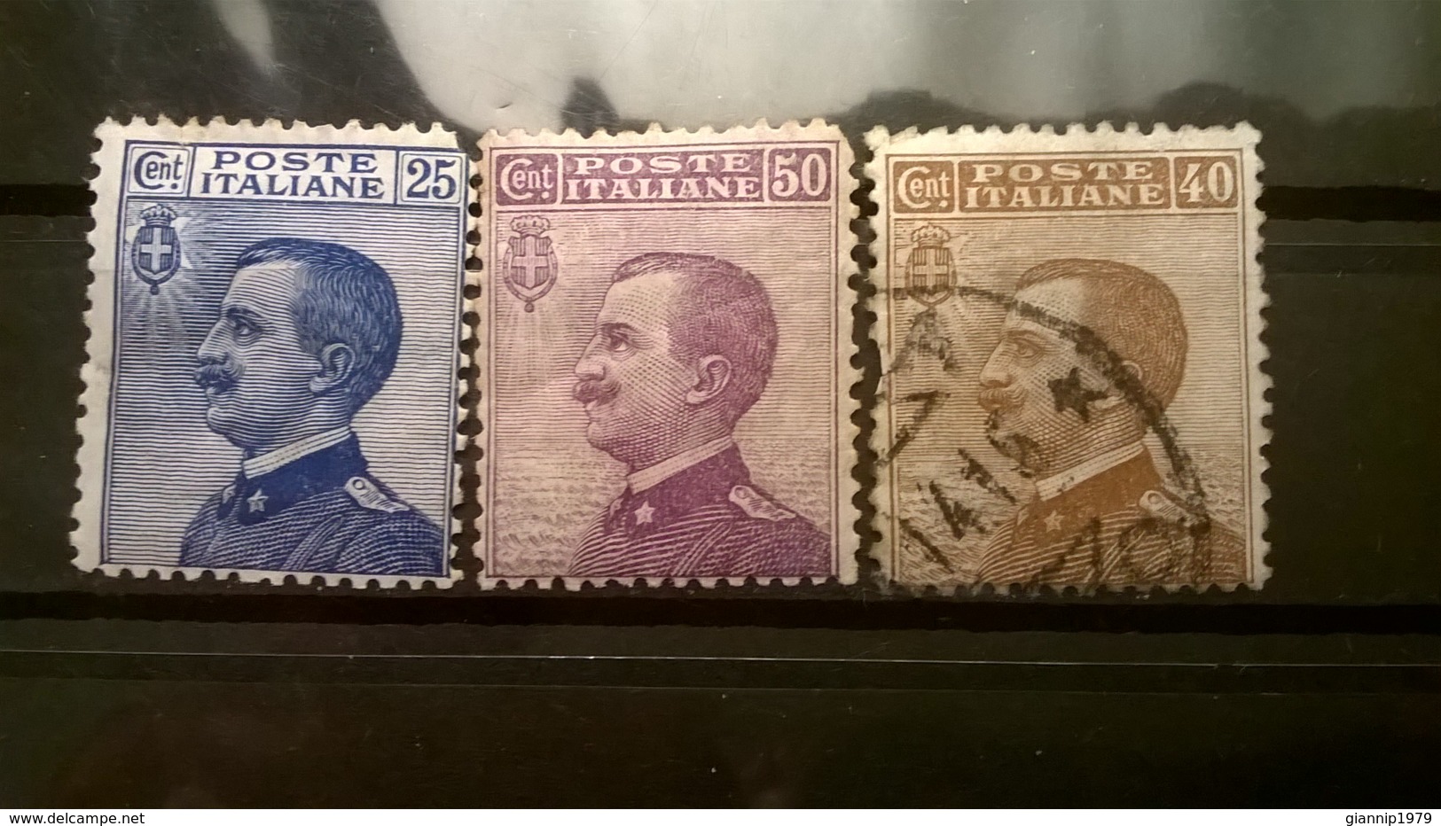 FRANCOBOLLI STAMPS ITALIA ITALY REGNO 1908 USED SERIE COMPLETA VITTORIO EMANUELE III SASSONE N° 83 84 85 - Usati