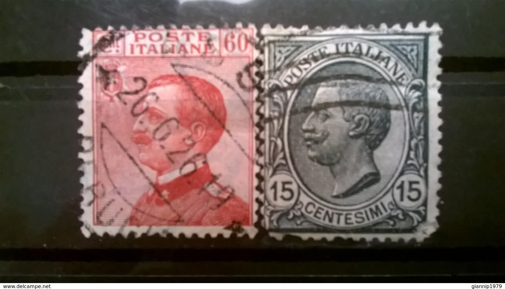 FRANCOBOLLI STAMPS ITALIA ITALY REGNO 1918 USED  VITTORIO EMANUELE III  SASSONE N° 108 111 - Usati