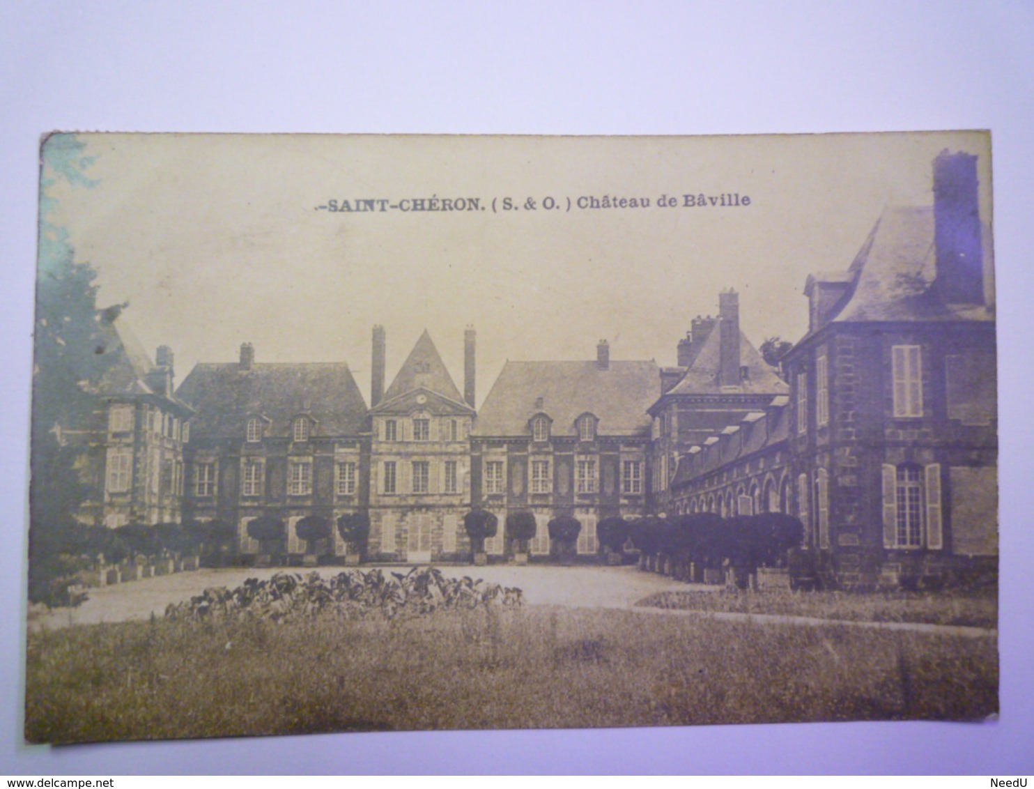 GP 2019 - 256  SAINT-CHERON  (Essonne)  :  CHÂTEAU De  BÂVILLE  (Carte Photo)   1908    XXX - Saint Cheron