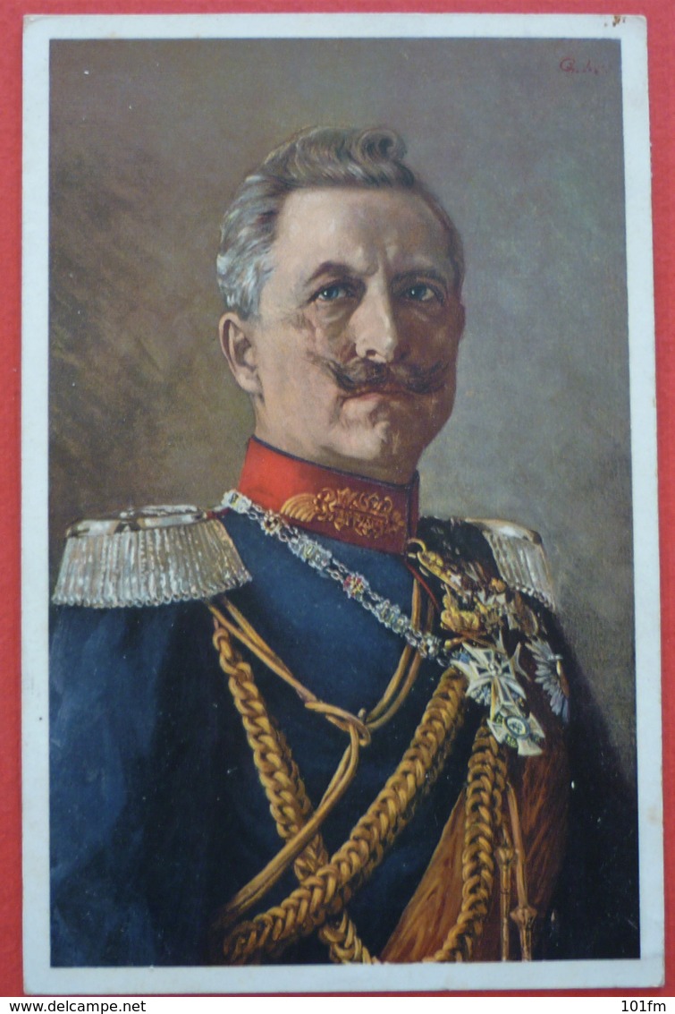 GERMANY - KAISER WILHELM II. - PHOTOCHROMIE KARTE - Königshäuser