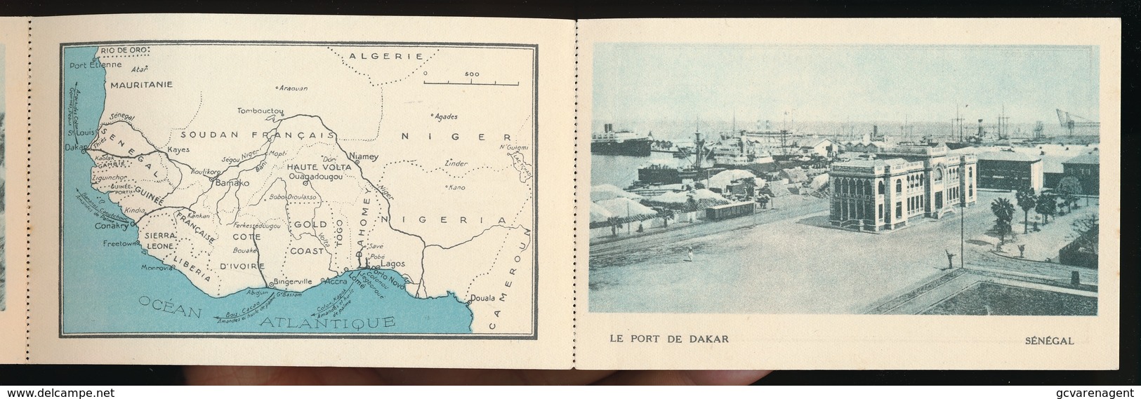 SENEGAL- CARTE PANORAMIQUE  VOIR 4 SCANS  2 SCANS - Sénégal