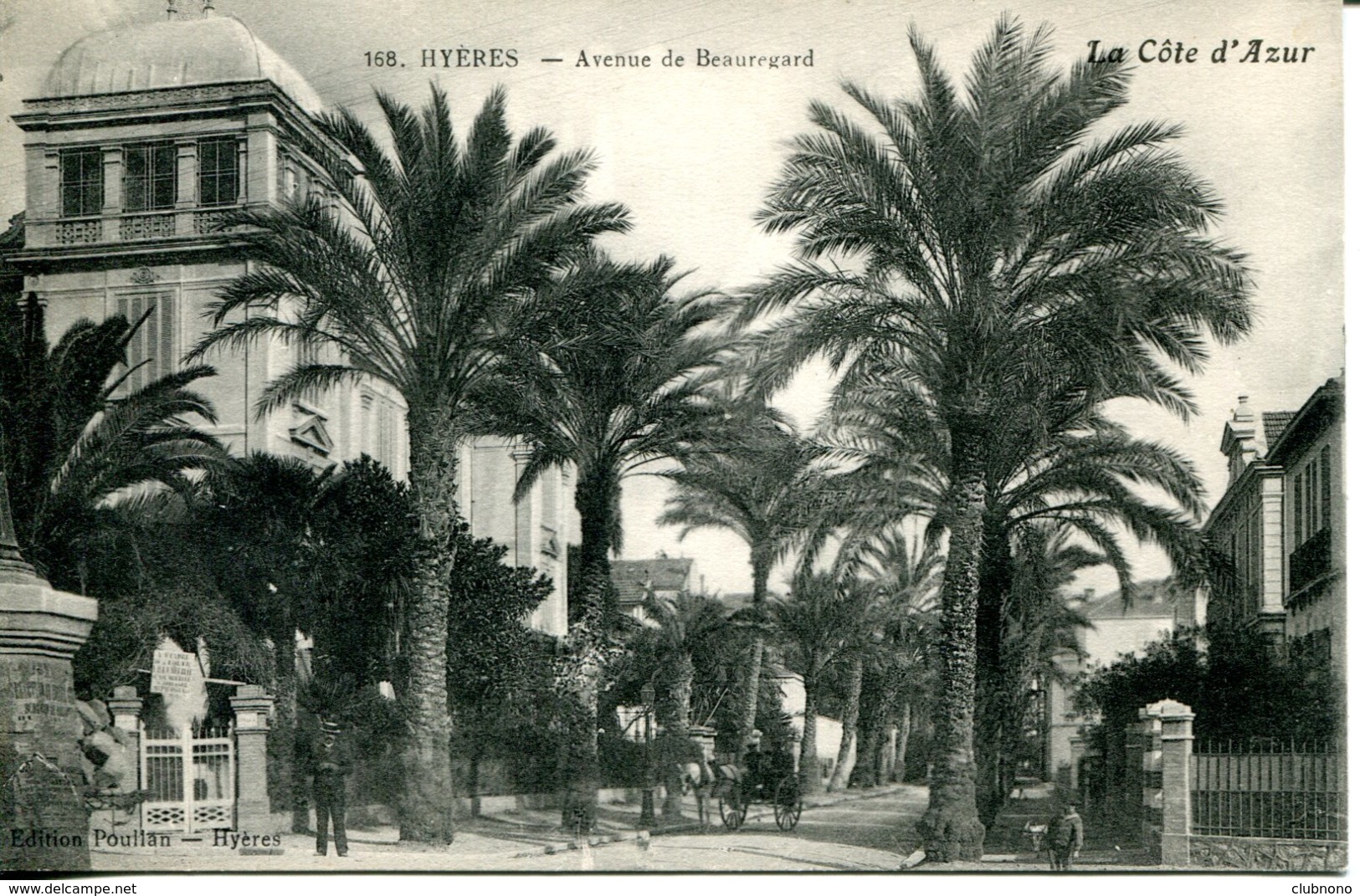 CPA - HYERES - AVENUE DE BEAUREGARD (ETAT PARFAIT) - Hyeres