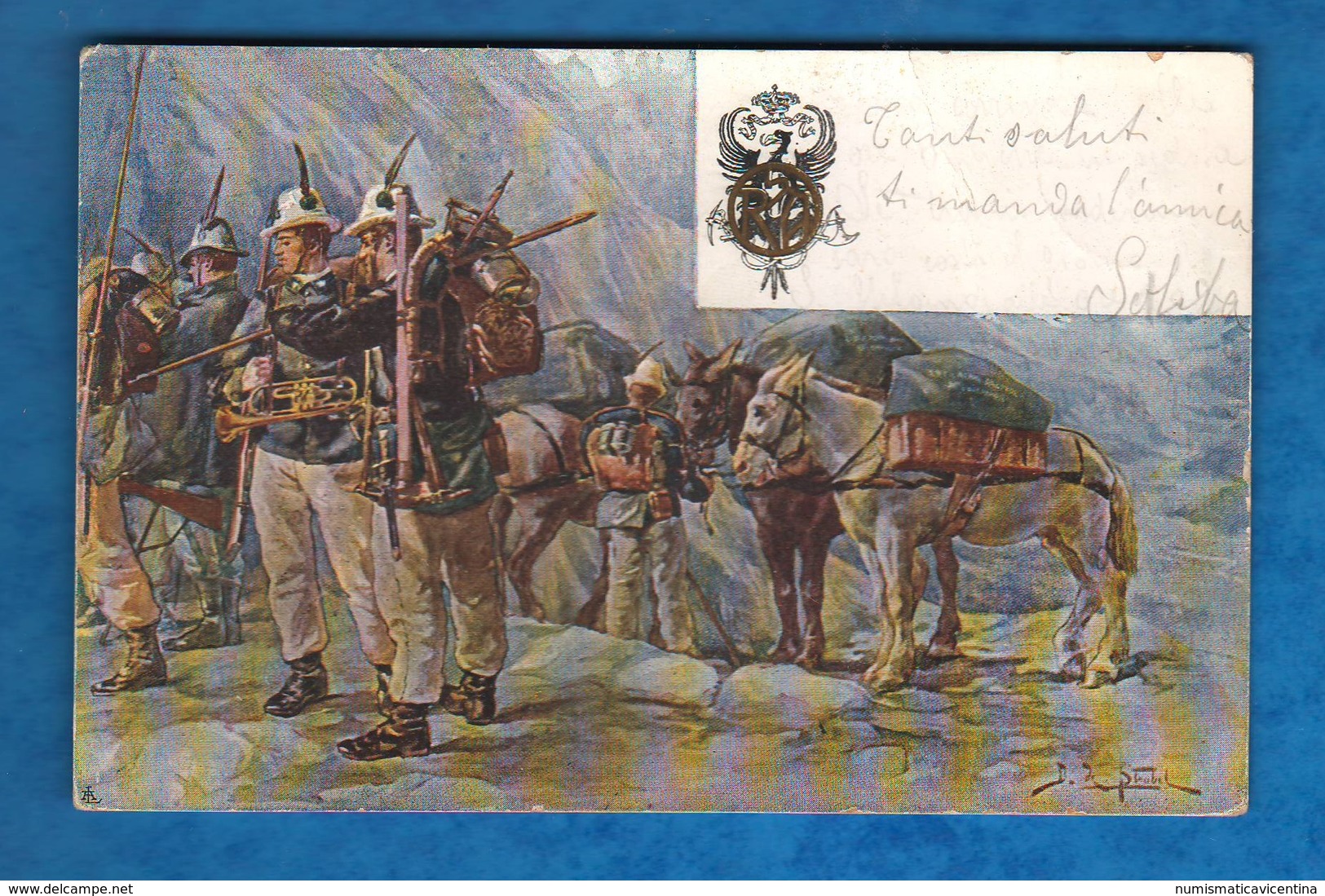 Alpini 5° Reggimento Cpa 1903 - Reggimenti