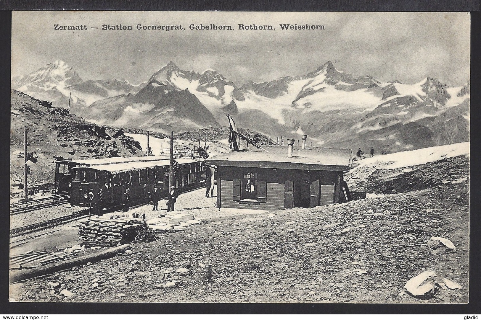 Zermatt Station Gornergrat - Bahnhof - Belebt - Animée - Chemin De Fer - Bahn - 1906 - Zermatt