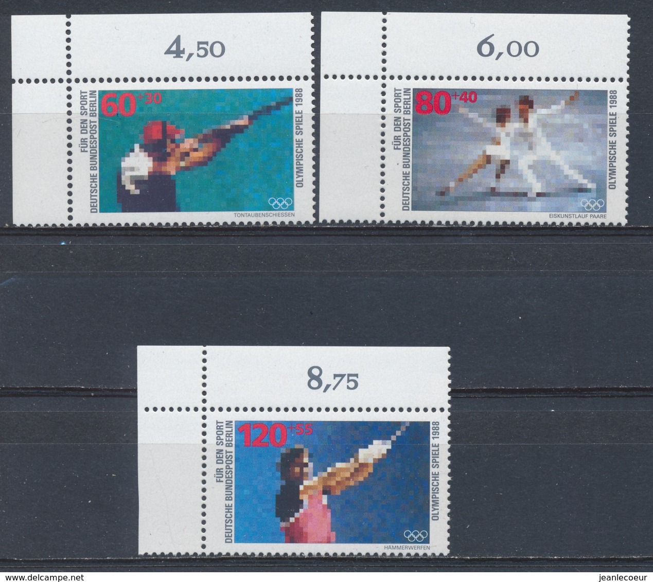 Berlijn/Berlin 1988 Mi: 801-803 Yt: 762-764 (PF/MNH/Neuf Sans Ch/nuovo Senza C./**)(4089) - Ongebruikt