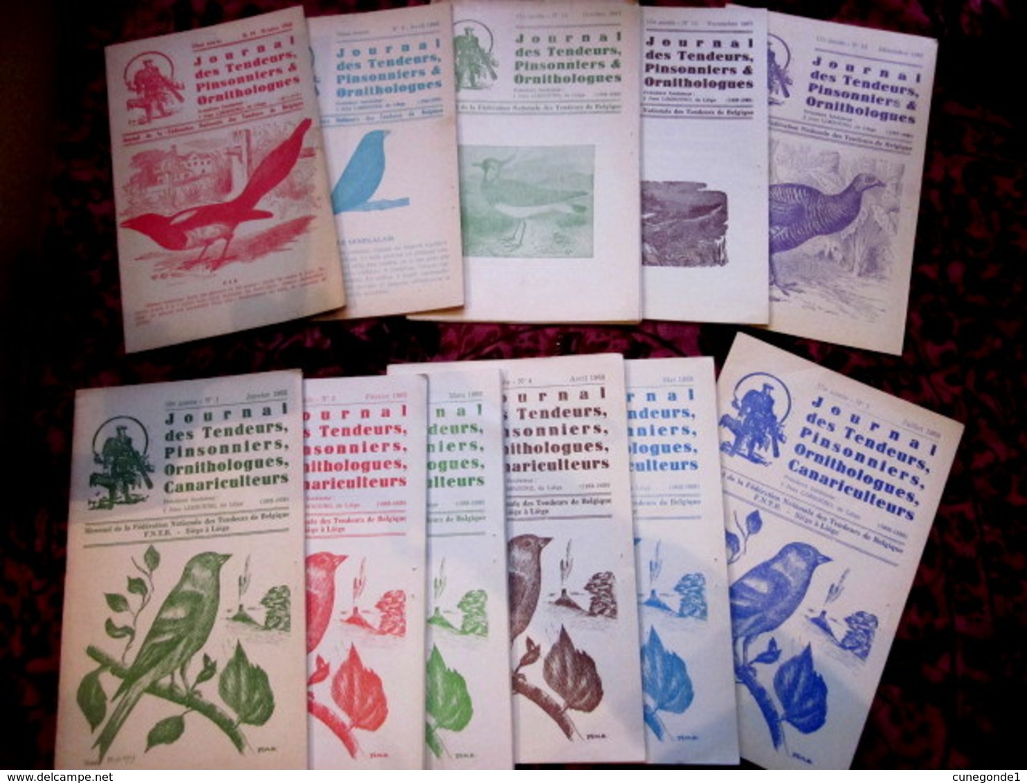 Lot De 19 Revues " Journal Des Tendeurs, Pinsonniers Et Ornithologues " De 1965 à 1970 - Natur